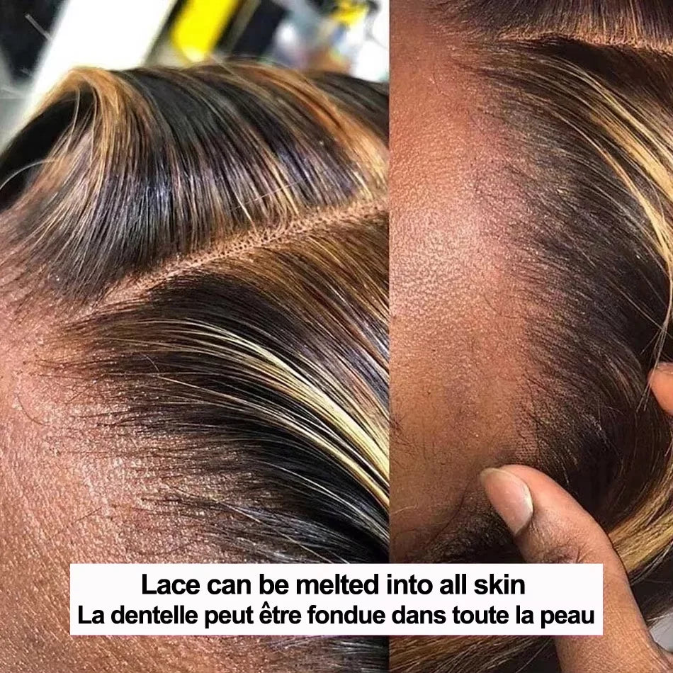 Honey Blonde Straight 13x6 HD Lace Frontal Wig