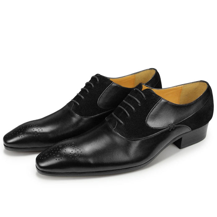 Retro Leather Oxford Men Shoes