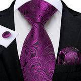Plaid Classic 8cm Business Pocket Square Cufflinks