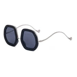 Oversized Diamond Shiny Sunglasses Women