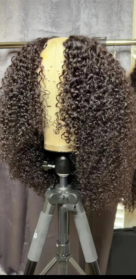 Kinky Curly Human Hair Wig