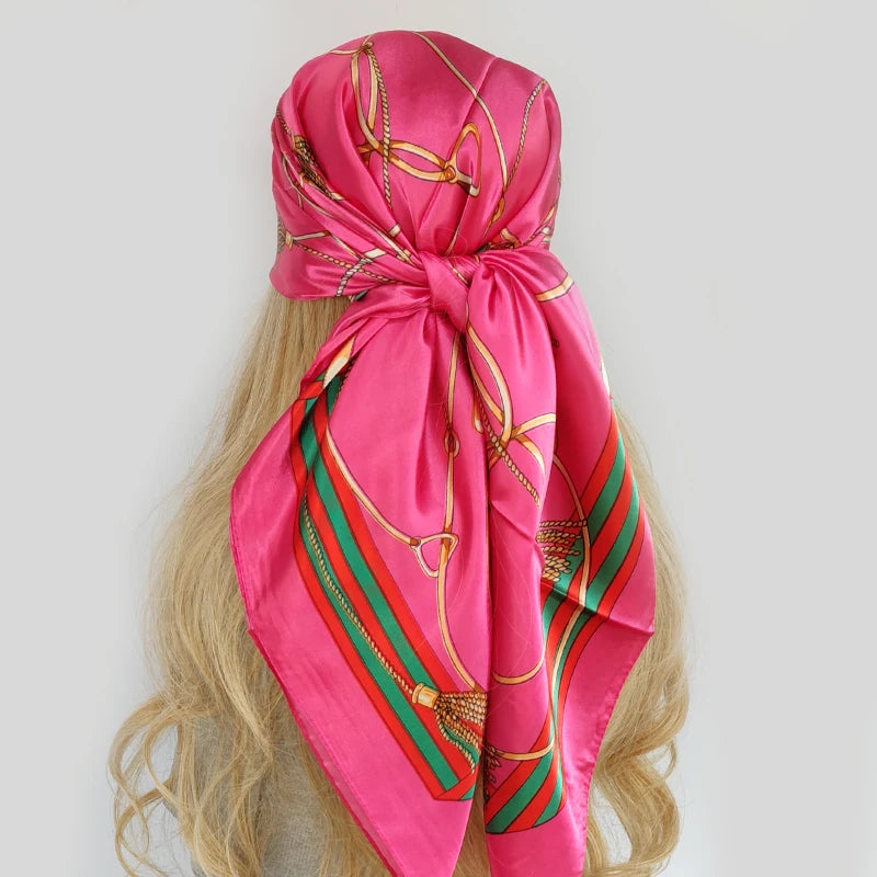 Bandanna Silk Muffler Scarf