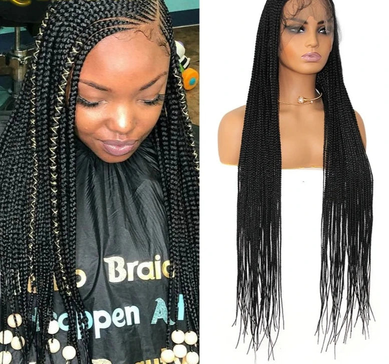 Long Braided Synthetic Wig