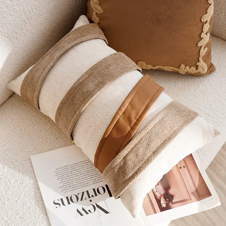 Light Luxury French Stamping Pillow Cover