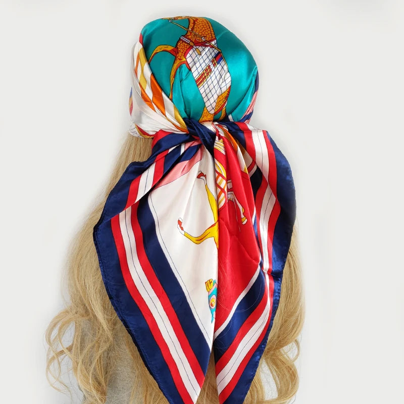 Bandanna Silk Muffler Scarf