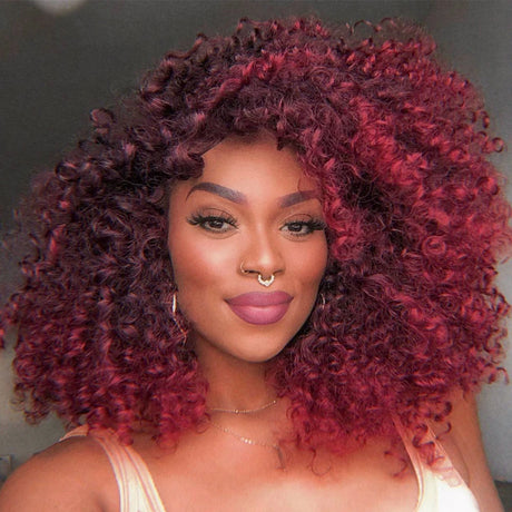 Curly Bob Synthetic Hair Wig