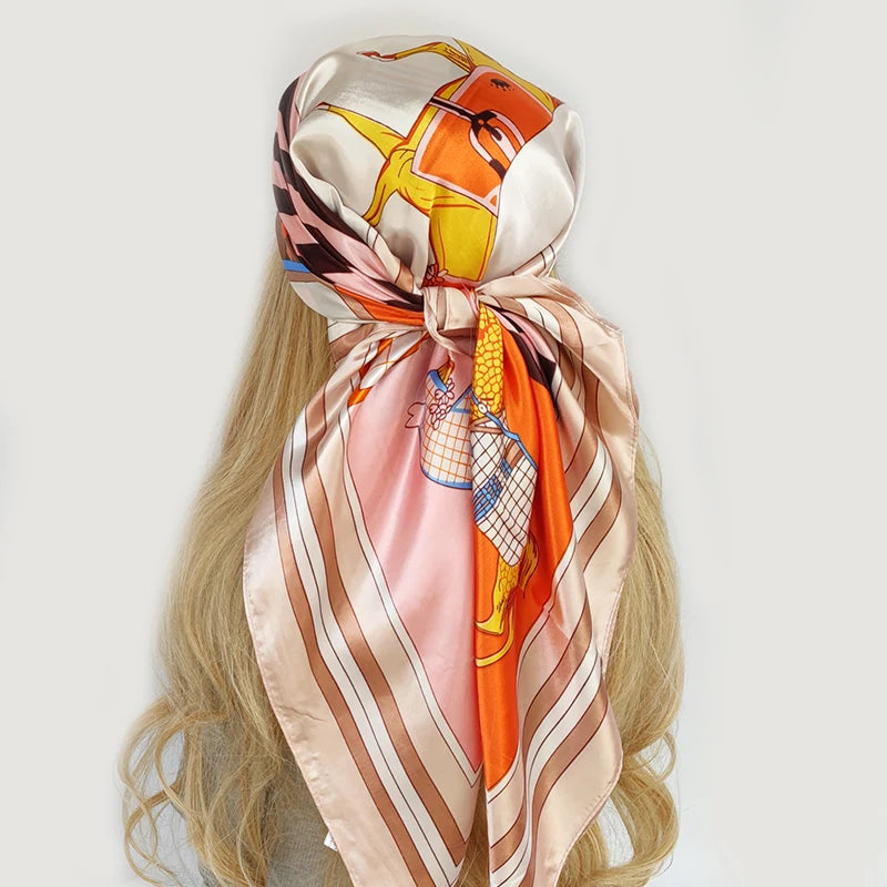 Bandanna Silk Muffler Scarf