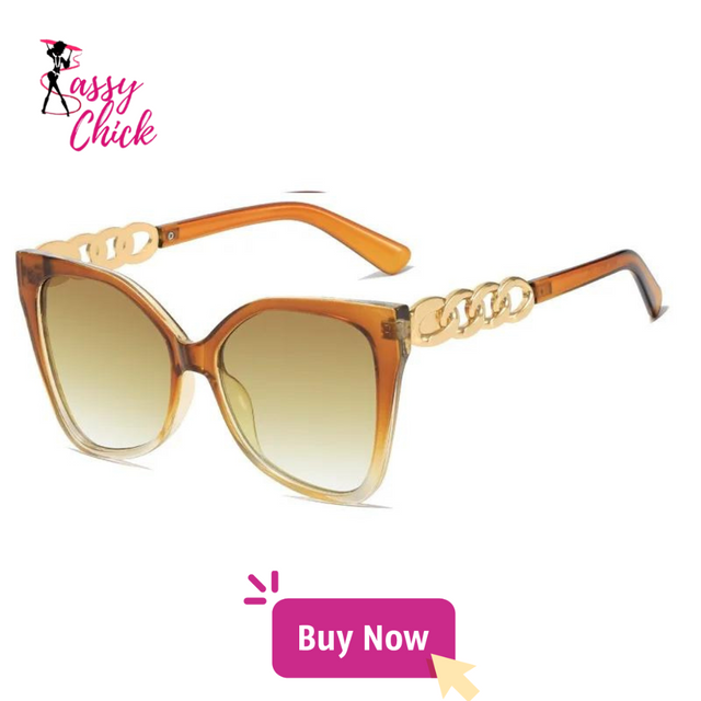 UV400 Vintage Cat Eye Sunglasses