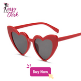 Vintage Heart Shape Sunglasses