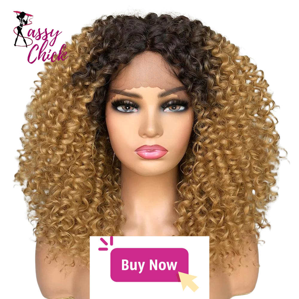 Kinky Curly Bob Synthetic Wig