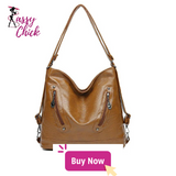 Multifunctional Soft Leather Bag