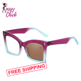 Luxury Retro Photochromic Reading Glasses