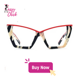 Big Frame Colorful Optical Eyeglasses