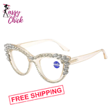 Diamond Cat Eye Eyewear