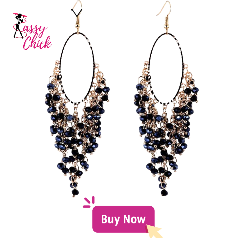 Crystal Beaded Earrings