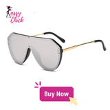 Oversized Rivet Sunglasses