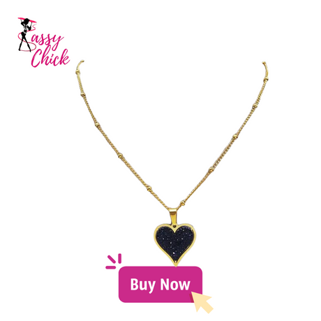 Elegant Crystal Heart Necklace