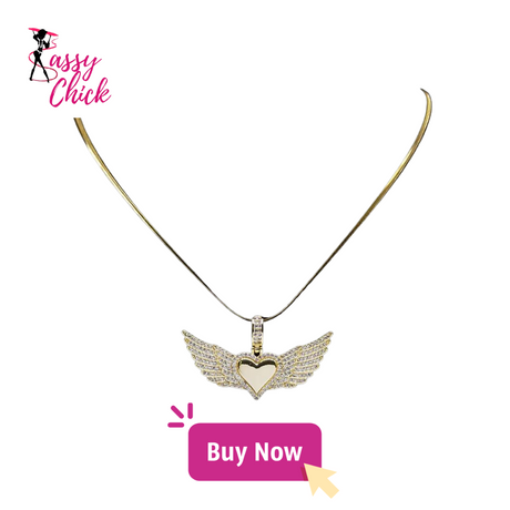 Love Heart Wing Necklace