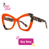 Oversized Cat Eye Leopard Optical Sunglasses