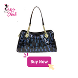 Crocodile Pattern Leather Handbag