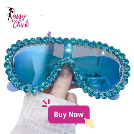 Shiny Diamond Rhinestone Sunglasses