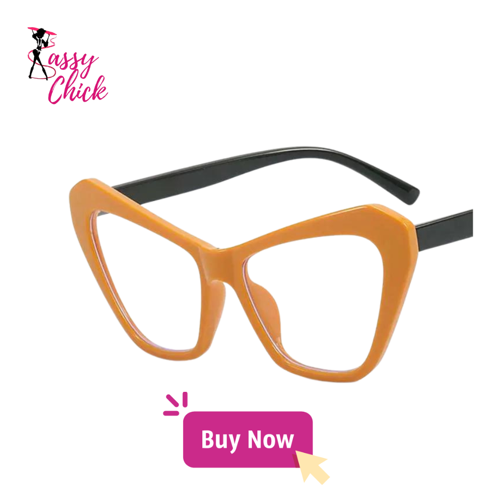 Big Frame Cat Eye Eyeglasses