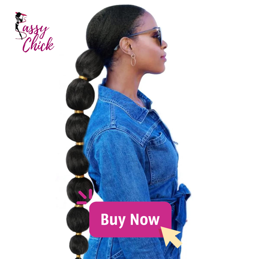 Afro Puff Bubble Ponytail Hair Extension