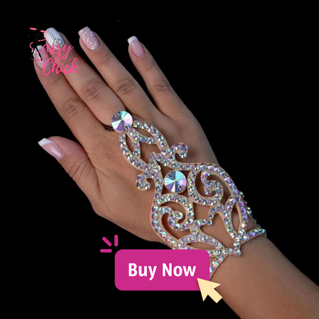 Rhinestone Geometry Bracelet