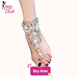 Diamond-Studded Anklet