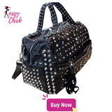 Rhinestone Rivet Handbag