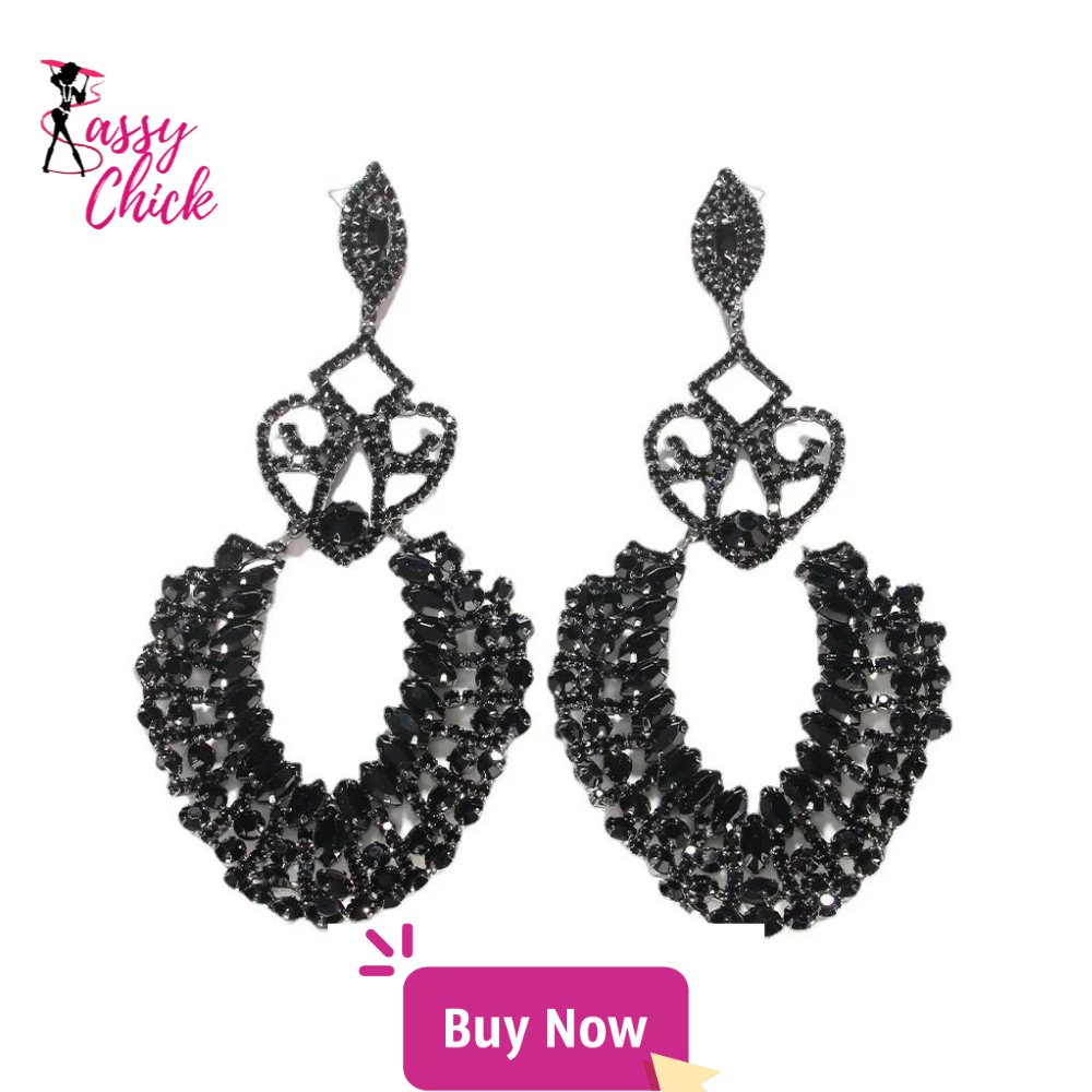 Aesthetic Bling Crystal Earrings