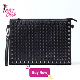 Rivet Clutch Men Handbag