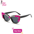 Cat Eye Diamond Sunglasses