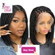 Short Bob Braided Wigs