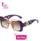 Double Color Frame Retro Sunglasses