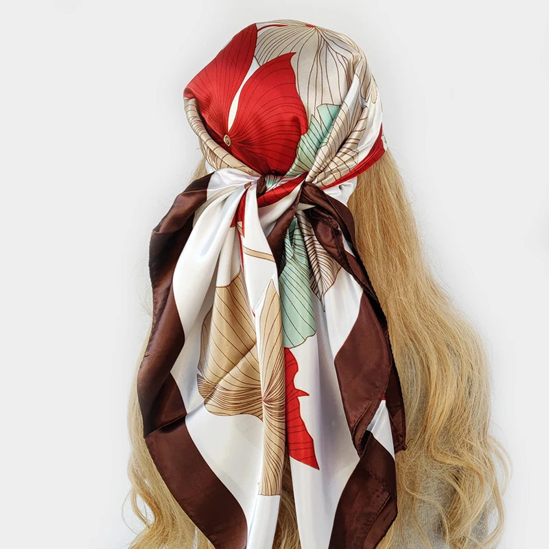 Bandanna Silk Muffler Scarf