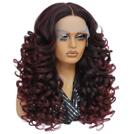 HD Curly Pre Plucked 13X5X1 Latisha Synthetic Wigs