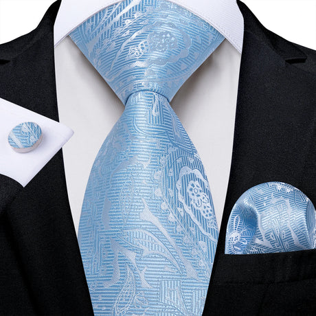 Plaid Classic 8cm Business Pocket Square Cufflinks