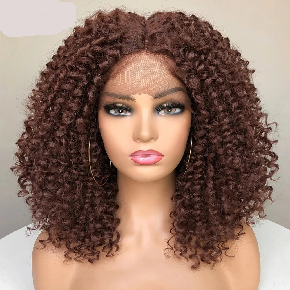 Kinky Curly Bob Synthetic Wig