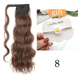 Long Wavy Ponytail Wrap Hair Clip Extension