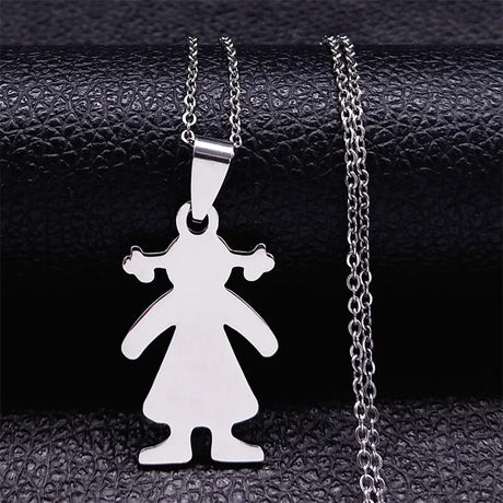 Kid Stainless Steel Necklace