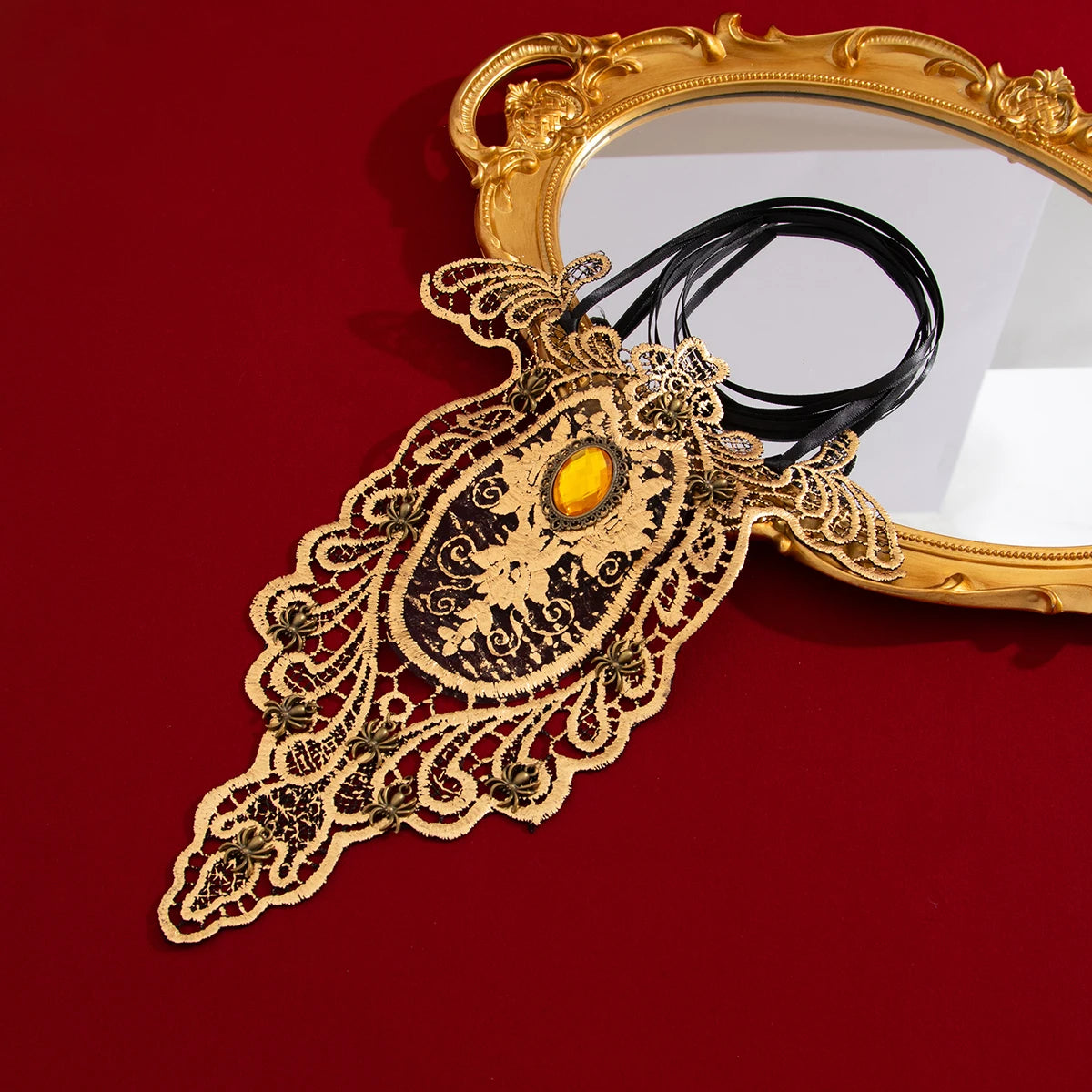 Creative Designer Vintage Spider Choker Necklace