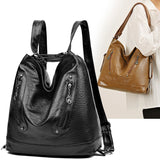 Multifunctional Soft Leather Bag