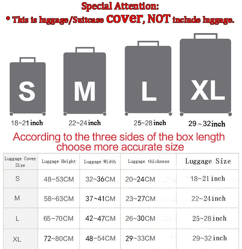 Customize Your Name Luggage Cover