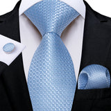 Plaid Classic 8cm Business Pocket Square Cufflinks