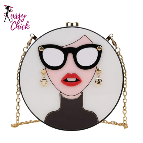 Sassy Girl Clutch Bag Sassy Chick Logo
