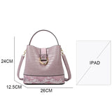 Crocodile Soft Leather Handbag