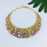 Vintage Opal 18K Gold Plated Jewelry Set