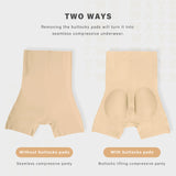 Removable Buttock Pads Body Shaper