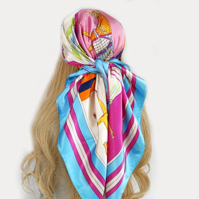 Bandanna Silk Muffler Scarf